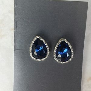 Boutique Blue Teardrop Earrings